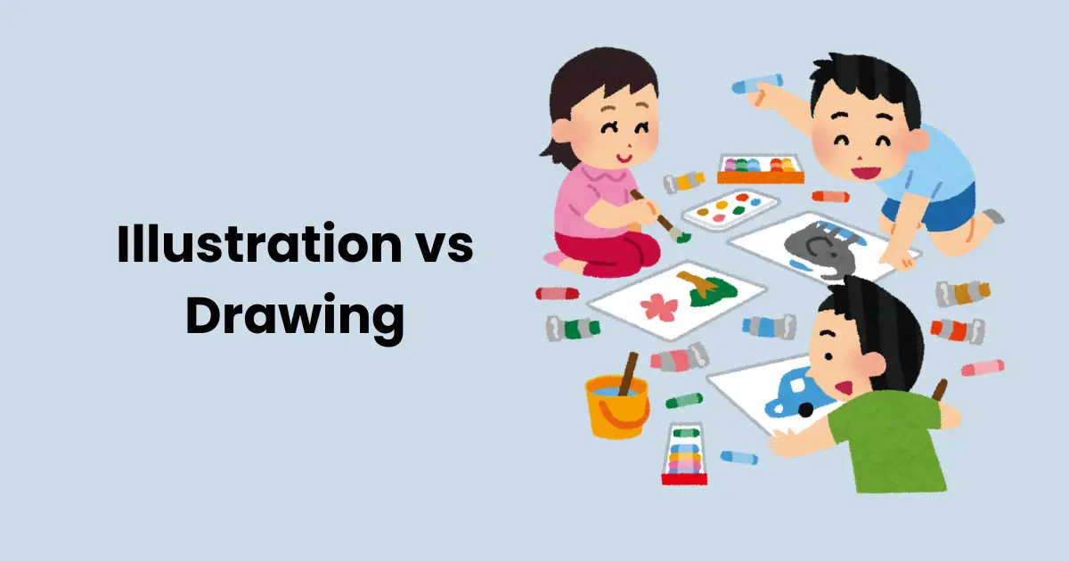 Illustration vs Drawing