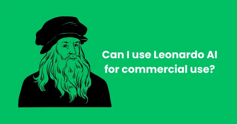 Can I use Leonardo AI for commercial use?