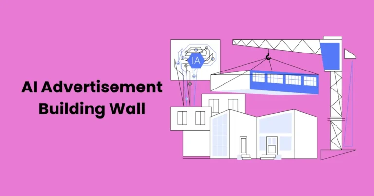 AI Advertisement Building Wall