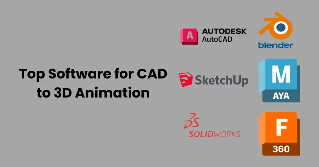 Top Software for CAD to 3D Animation