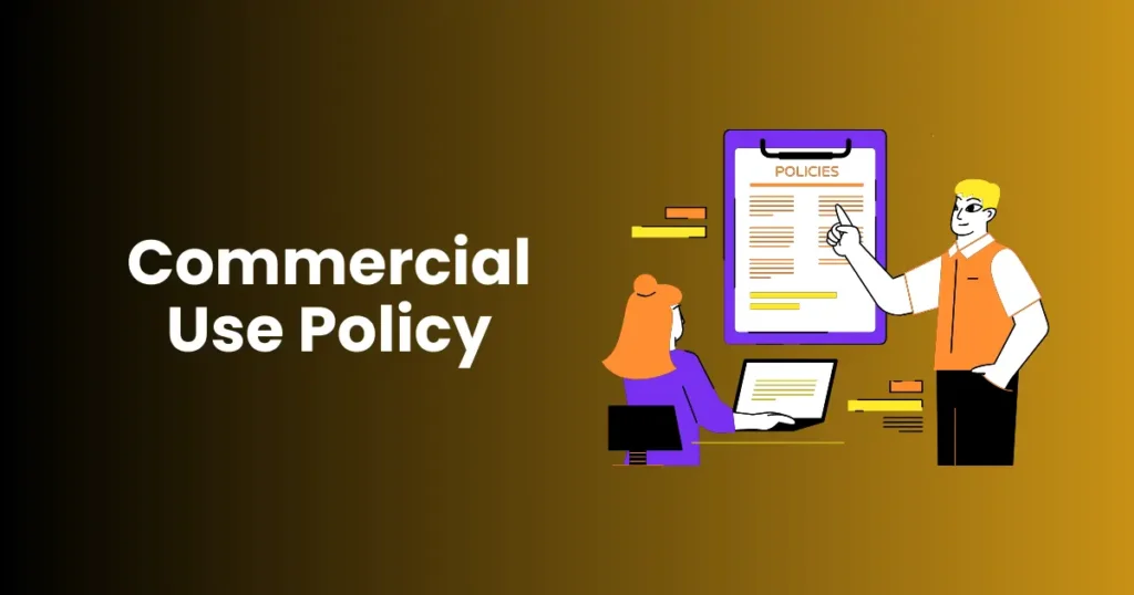 Commercial Use Policy