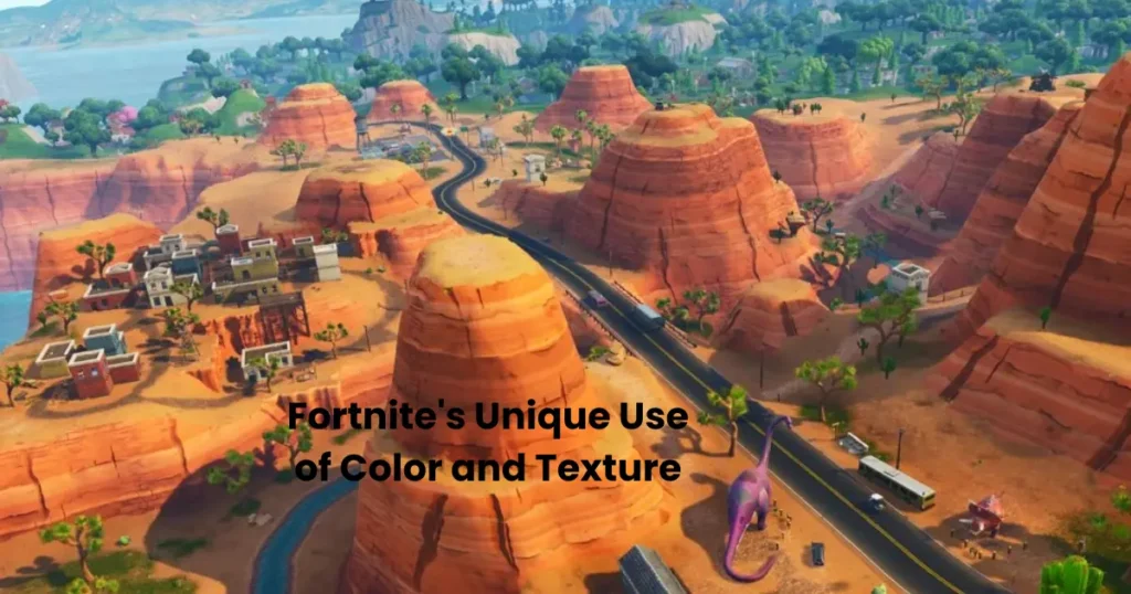 Fortnite's Unique Use of Color and Texture