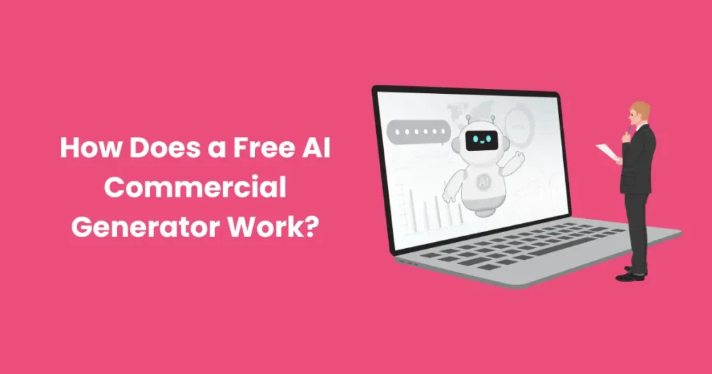 How Does a Free AI Commercial Generator Work?