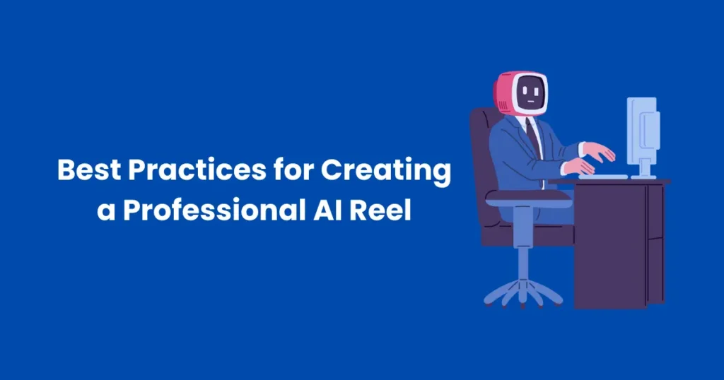 Best Practices for Creating a Professional AI Reel