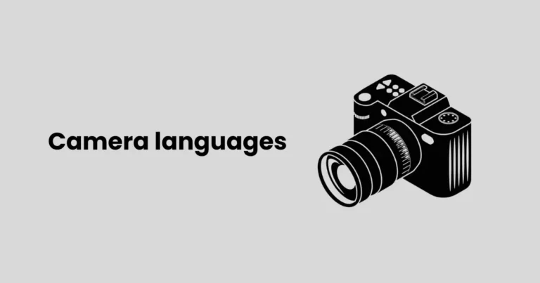 Camera Languages