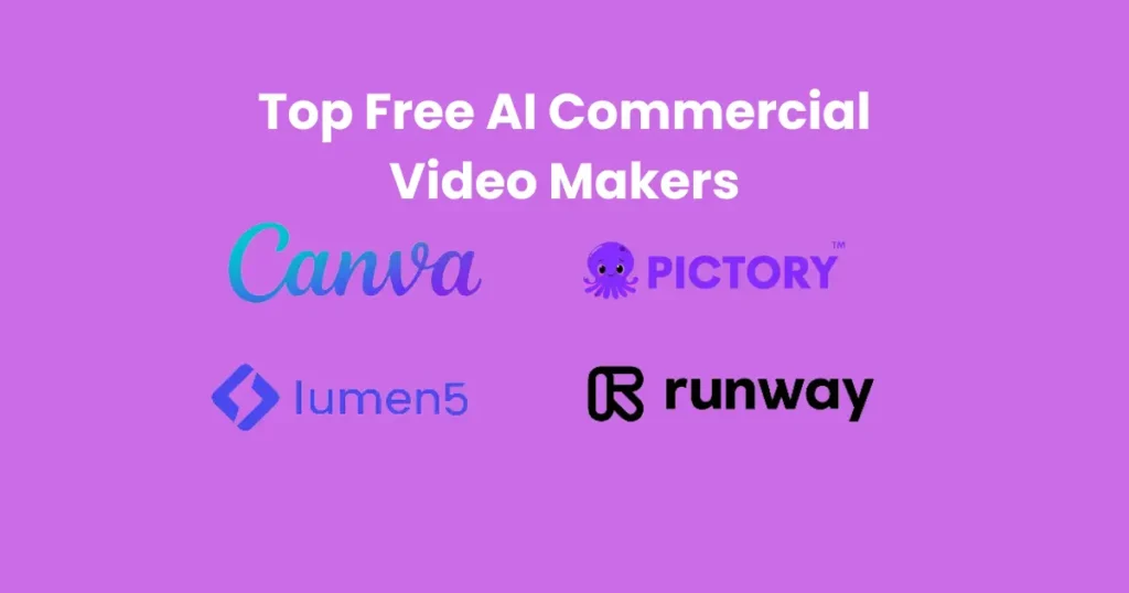 Top Free AI Commercial Video Makers