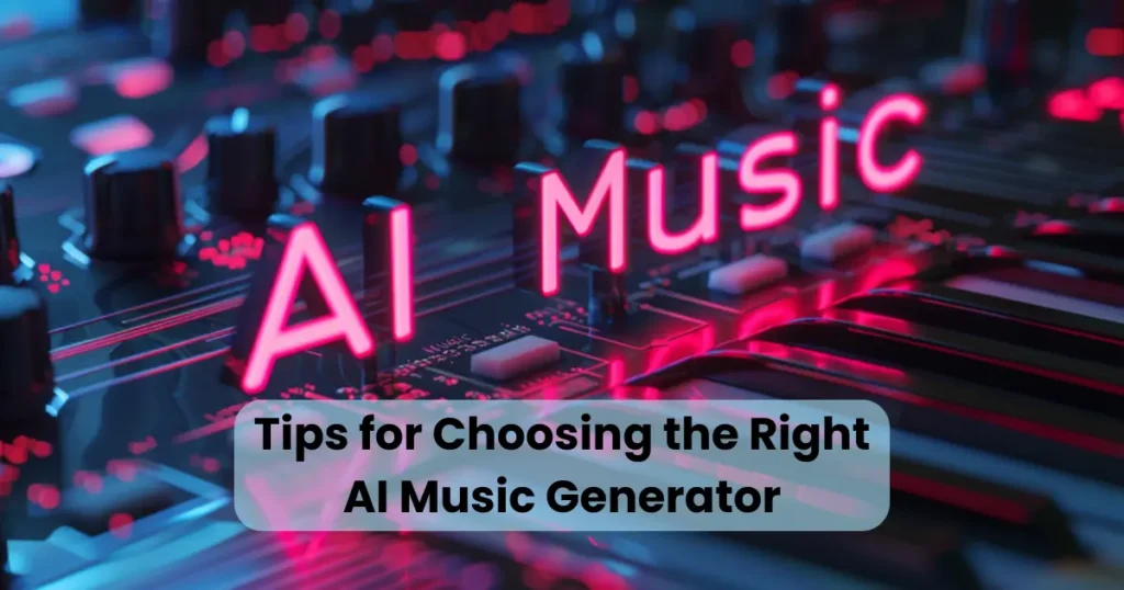 Tips for Choosing the Right AI Music Generator