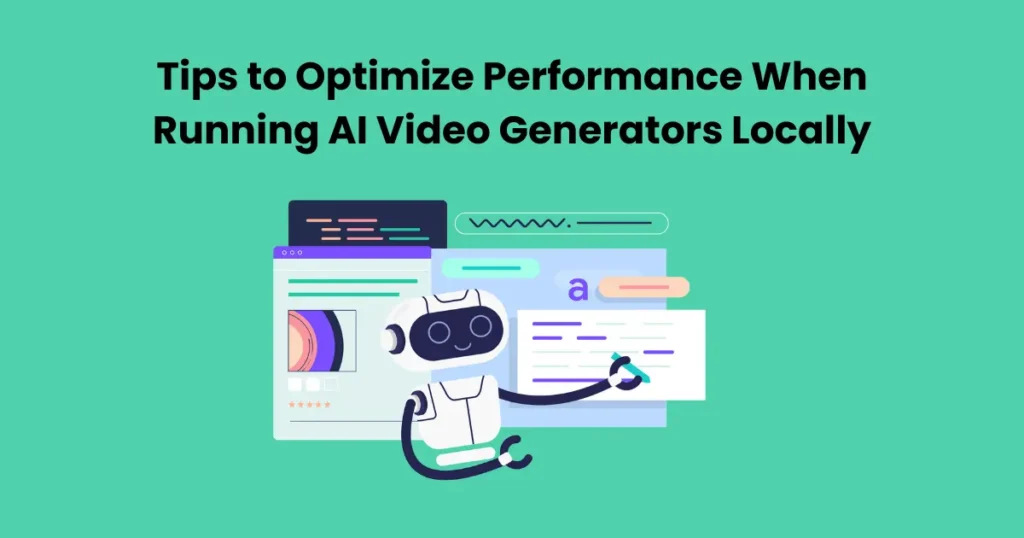 Tips to Optimize Performance When Running AI Video Generators Locally