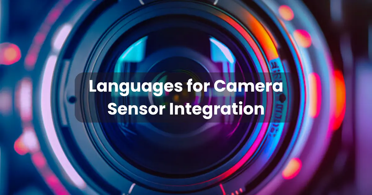 Languages for Camera Sensor Integration