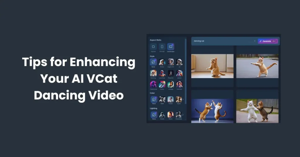 Tips for Enhancing Your AI VCat Dancing Video