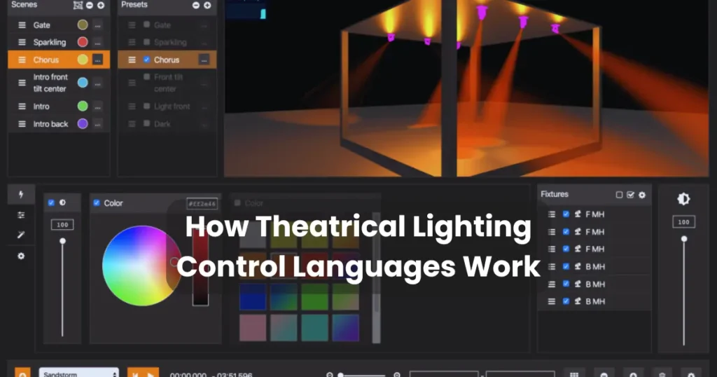 How Theatrical Lighting Control Languages Work