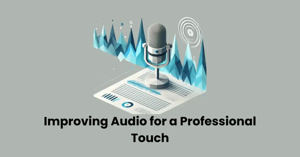 Improving Audio for a Professional Touch