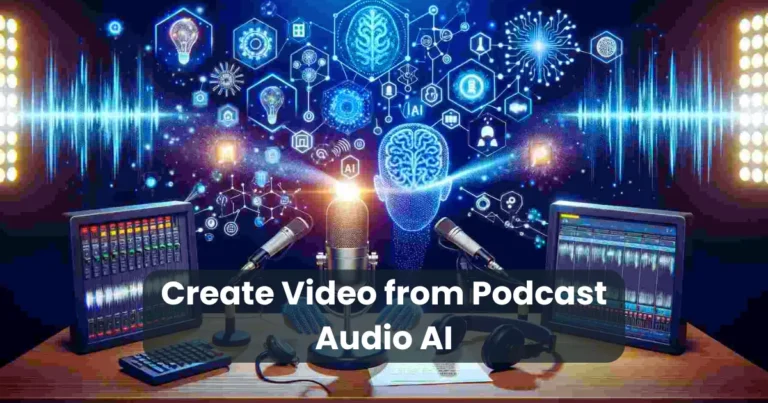 Create Video from Podcast Audio AI