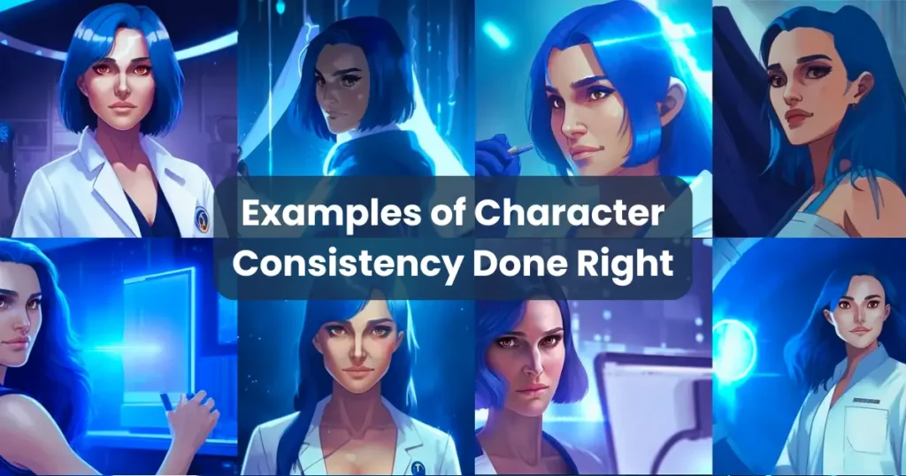 Examples of Character Consistency Done Right