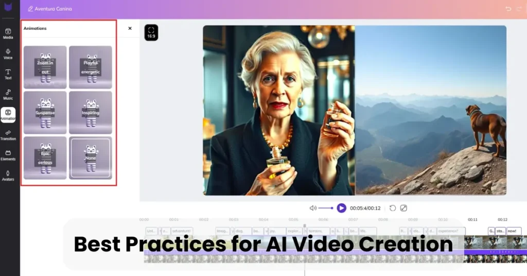 Best Practices for AI Video Creation