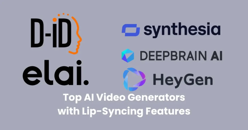 Top AI Video Generators with Lip-Syncing Features
