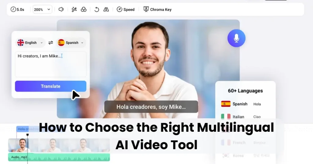 How to Choose the Right Multilingual AI Video Tool
