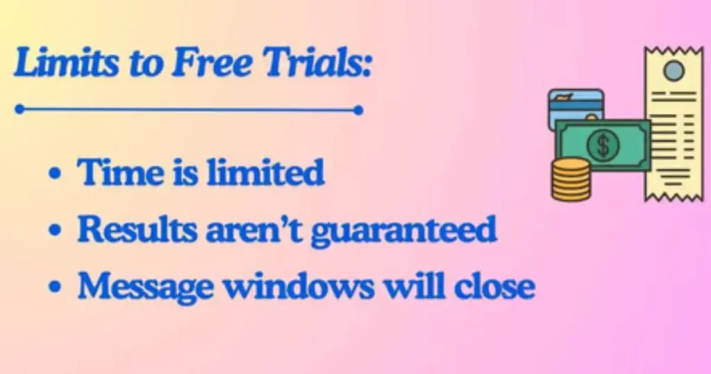 Limitations of Free Trials