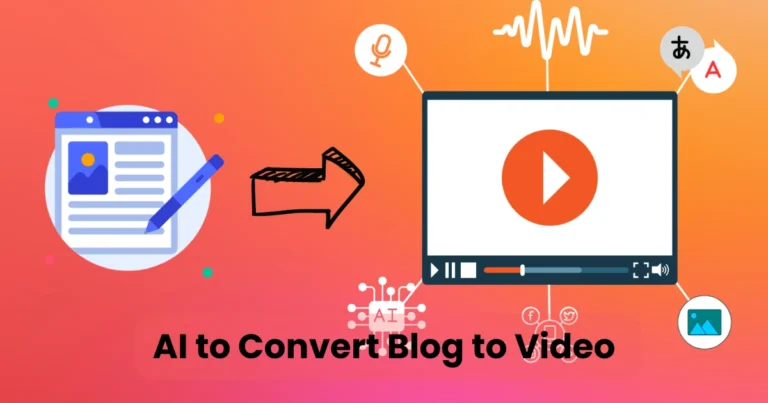 AI to Convert Blog to Video
