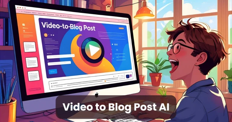 Video to Blog Post AI