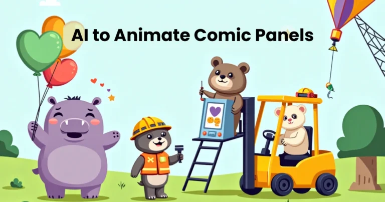 AI to Animate Comic Panels