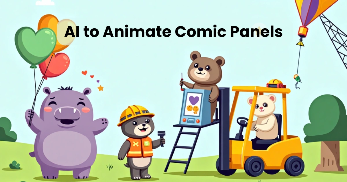 AI to Animate Comic Panels