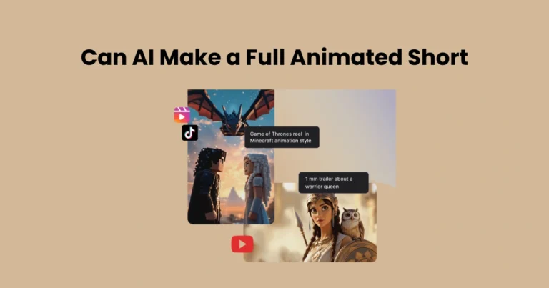 Can AI Make a Full Animated Short