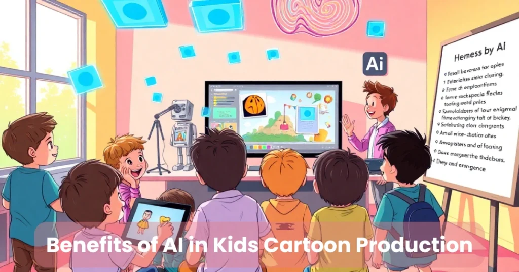 Benefits of AI in Kids Cartoon Production
