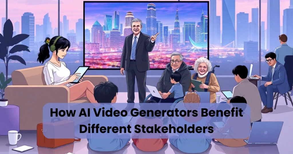 How AI Video Generators Benefit Different Stakeholders