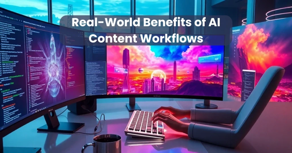 Real-World Benefits of AI Content Workflows