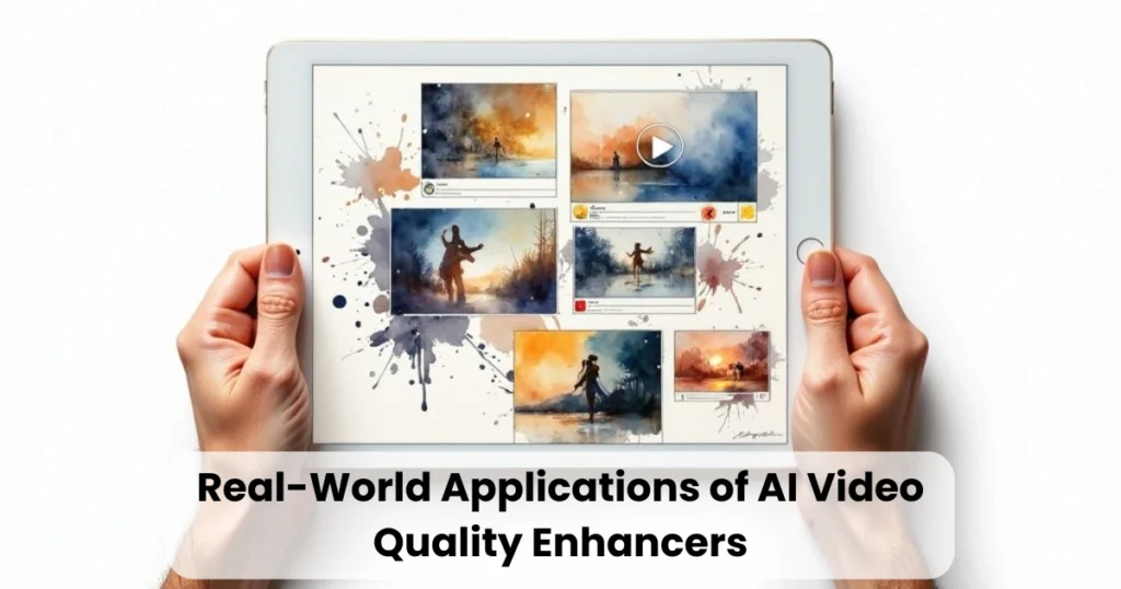 Real-World Applications of AI Video Quality Enhancers