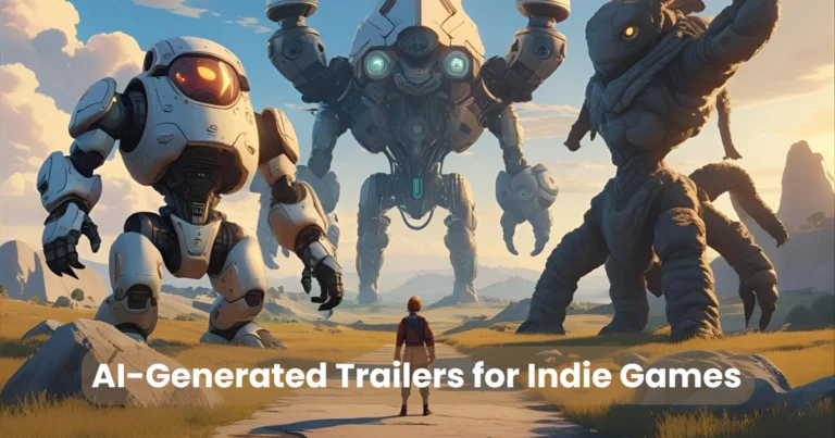 AI-Generated Trailers for Indie Games