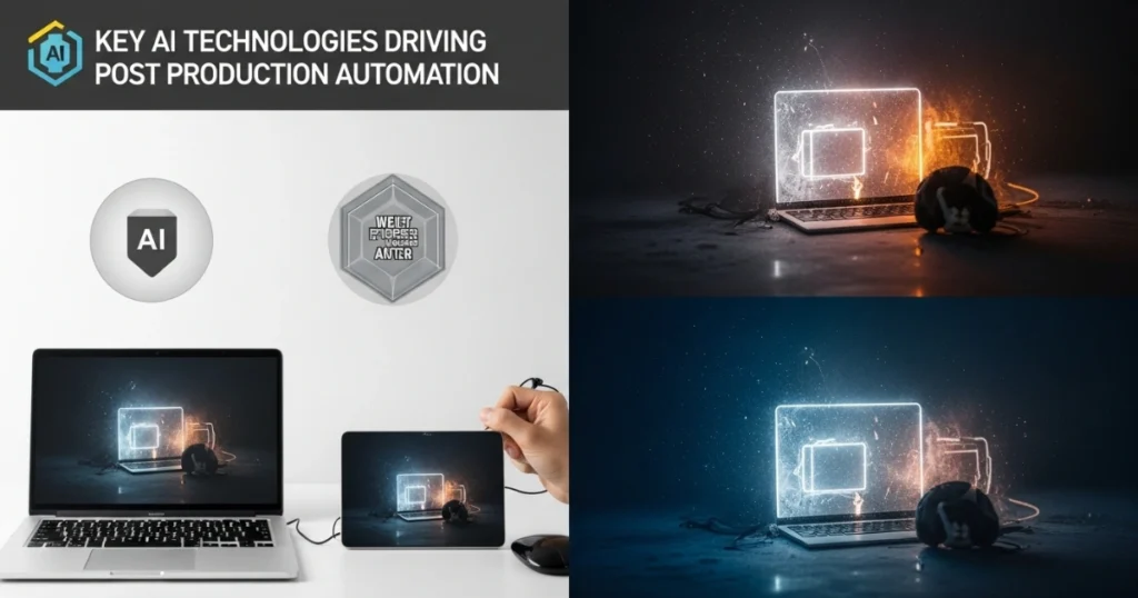 Key AI Technologies Driving Post Production Automation