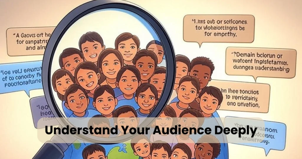 1. Understand Your Audience Deeply