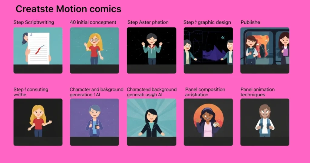 Step-by-Step Guide to Generating Motion Comics with AI