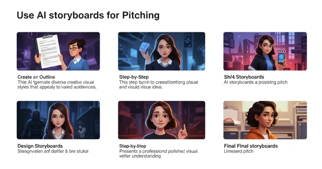Step-by-Step Guide: How to Use AI Storyboards for Pitching