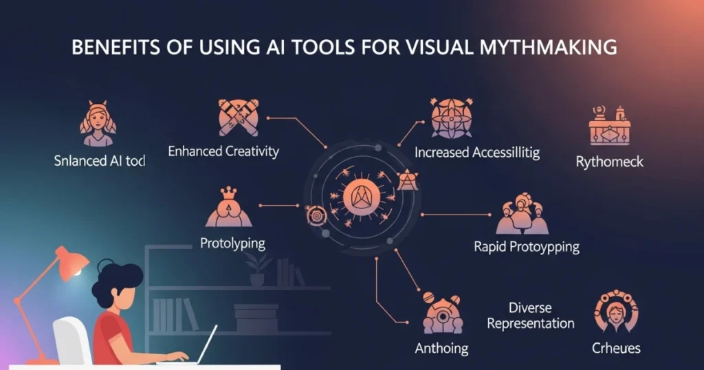 Benefits of Using AI Tools for Visual Mythmaking