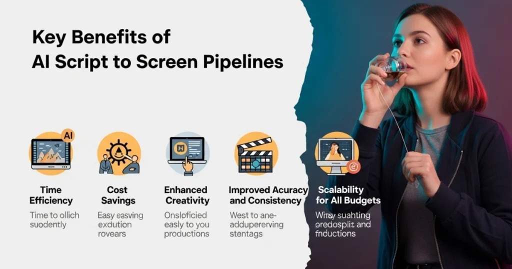 Key Benefits of AI Script to Screen Pipelines