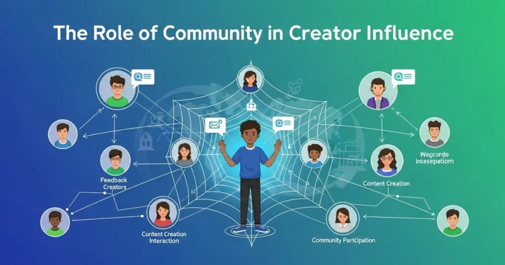 The Role of Community in Creator Influence