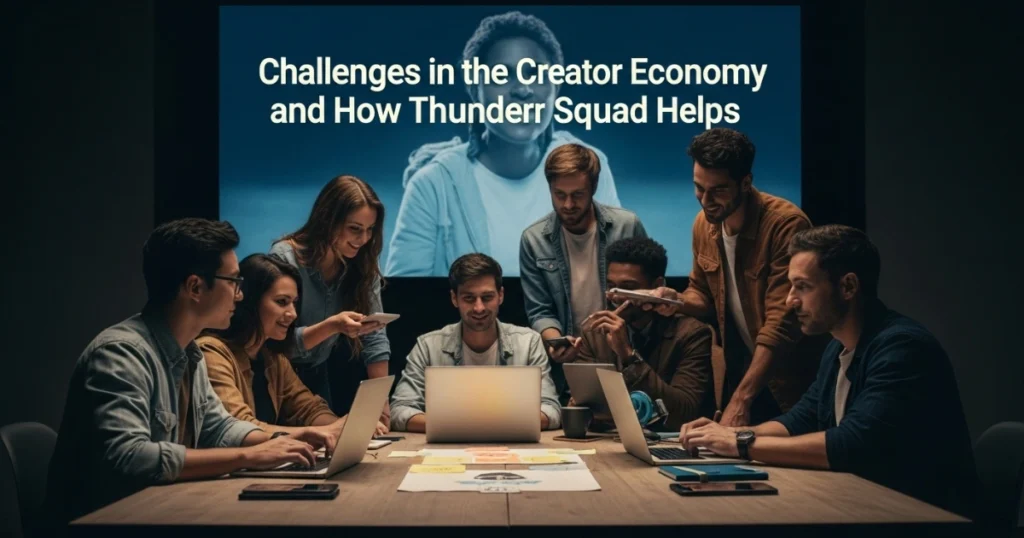 Challenges in the Creator Economy and How Thunderr Squad Helps