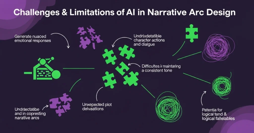 Challenges and Limitations of AI in Narrative Arc Design