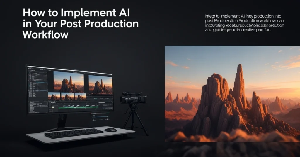 How to Implement AI in Your Post Production Workflow