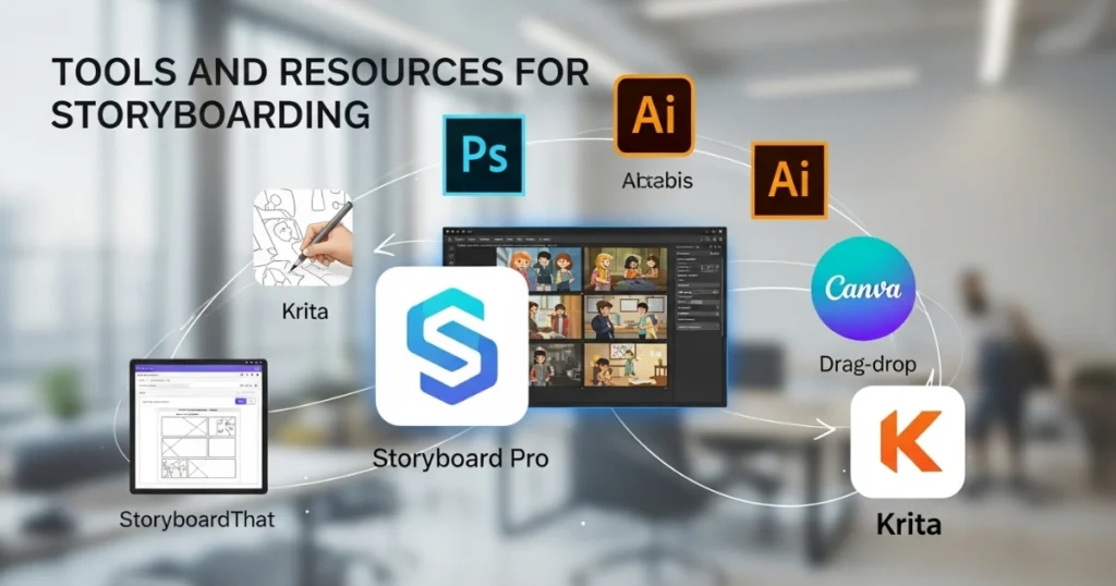 Tools and Resources for Storyboarding