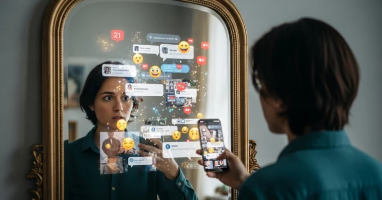 Visual Mirror on Social Media