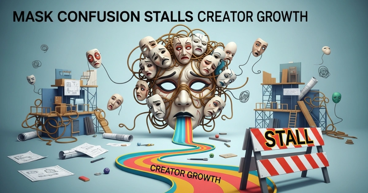 Mask Confusion Stalls Creator Growth