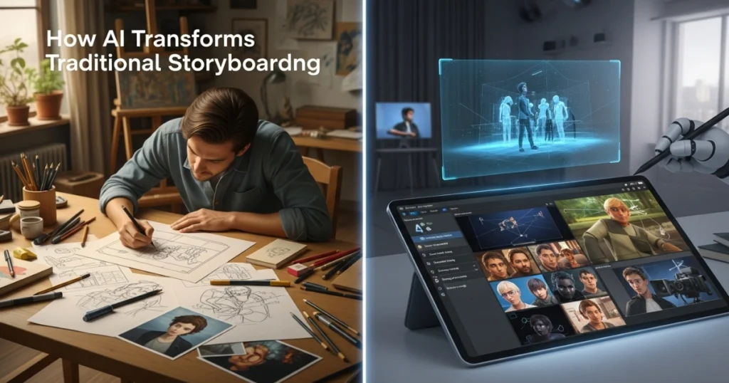 How AI Transforms Traditional Storyboarding