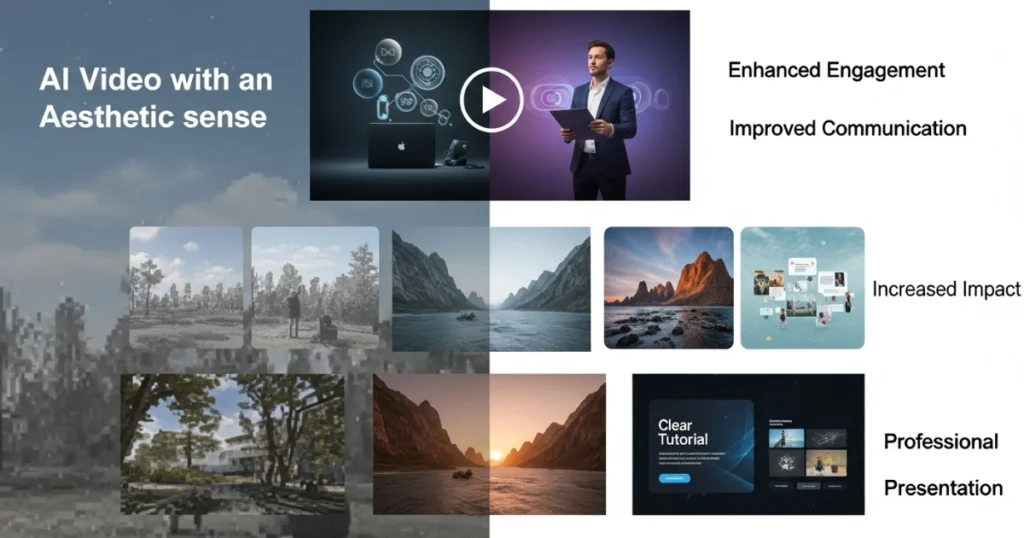Benefits of Aesthetic Sense in AI Video