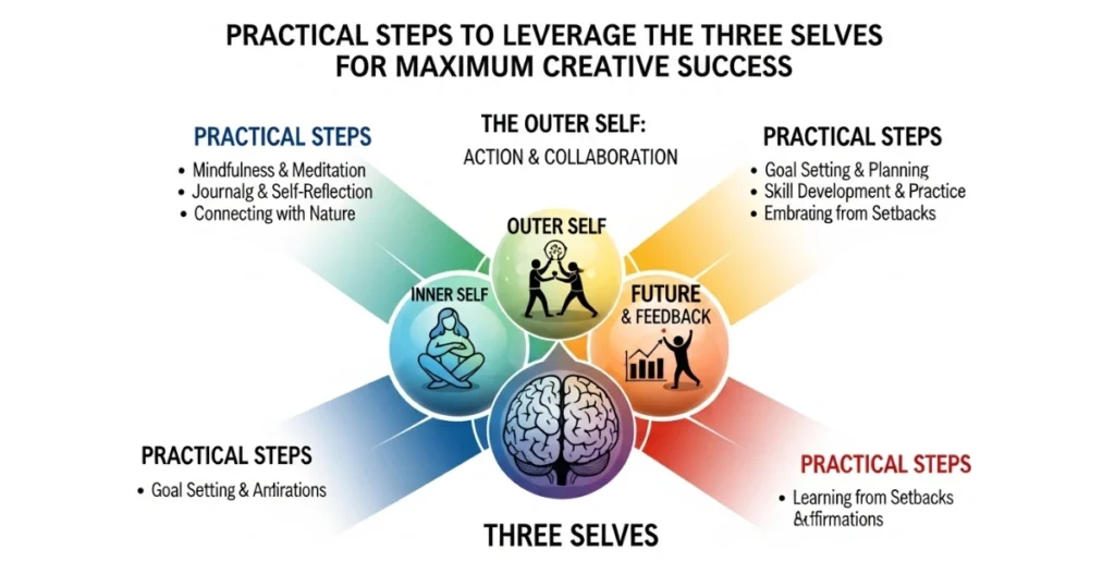 Practical Steps to Leverage the Three Selves for Maximum Creative Success