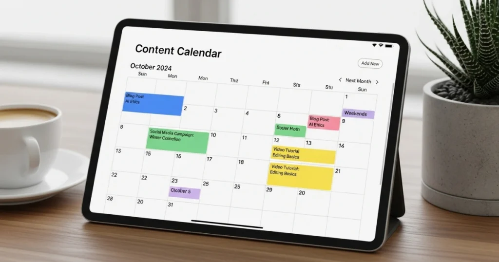 Step 3: Create a Content Calendar