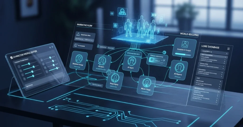 Tools for Storytelling Consistency with AI Agents
